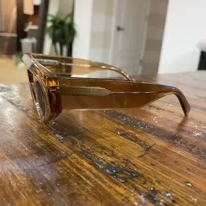 Sportmax by Max Mara Brown Geometric Cat-Eye Sunglasses Sport Max SM0008 Geometric Sunglasses – On Sale Now with Up  main image 4